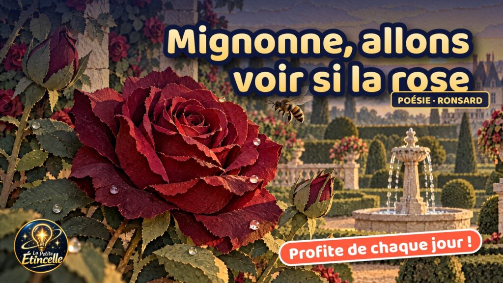 Mignonne, allons voir si la rose